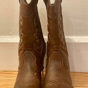 Cat & Jack Girls Cowboy Boots Size 13
